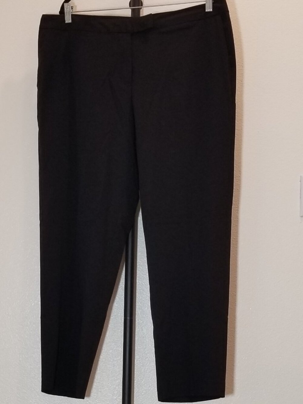 Avenue Womens Sz 16 Black Dress Pant Stretch Office Party Corporate City Retro